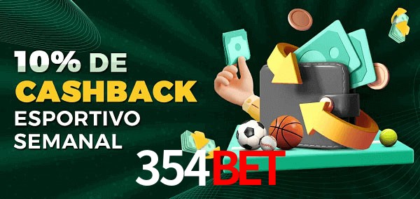10% de bônus de cashback na 354bet